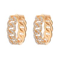 New Gold-plated Twist Copper Earring sku image 1