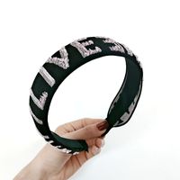 Korean Letter Knotted Hair Band sku image 2