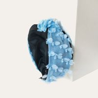 Korean Linen Color-blocking Knotted Headband sku image 6