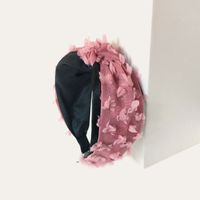 Korean Linen Color-blocking Knotted Headband sku image 8