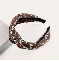 Retro Polka Dot Pearl Wide-brimmed Headband sku image 6