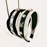 Simple Alloy Bee Wide-sided Hair Band main image 4