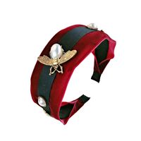 Simple Alloy Bee Wide-sided Hair Band main image 6