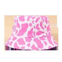 الأزياء الوردي البقر نمط ظلة قبعة صياد main image 6
