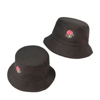 Korean Flower Printing Wide Brim Sunshade Fisherman Hat main image 5
