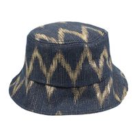 Fashion Striped Short Brim Sunshade Sunscreen Fisherman Hat main image 6
