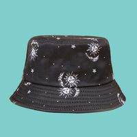 Fashion Printing Wide Brim Sunshade Fisherman Hat sku image 1