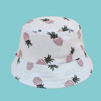 Fashion Pineapple Printing Children's Fisherman Hat sku image 3