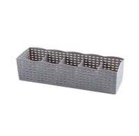 Caja De Almacenamiento De Calcetines De Bragas De Cinco Compartimentos De Plástico sku image 5