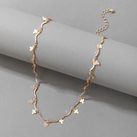 Bohemian Style Golden Simple Tassel Necklace main image 3