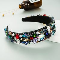 Baroque Crystal Pearl Beaded Headband main image 3