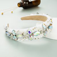 Baroque Crystal Pearl Beaded Headband main image 6