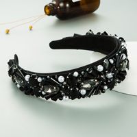 Baroque Crystal Pearl Beaded Headband sku image 2