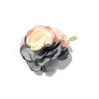 Fashion Contrast Color Flower Brooch main image 6