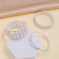 Nouveau Bracelet Élastique En Perles Multicouches main image 3