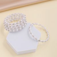 Nouveau Bracelet Élastique En Perles Multicouches main image 4