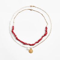 Fashion Natural Gravel Multilayer Necklace main image 2