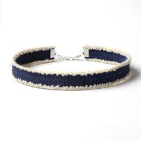 Fashion Burrs Denim Collar sku image 2