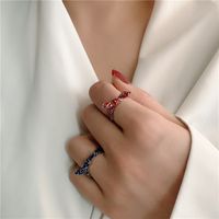 Fashion Paint Bow Knot Ring main image 1