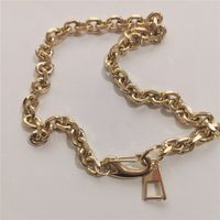 Punk Thick Chain Stainless Steel Necklace main image 6