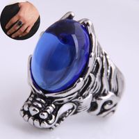 Fashion Retro Creative Auspicious Dragon Open Ring main image 1