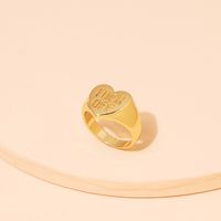 New Simple Fashion Letter Love Ring main image 4