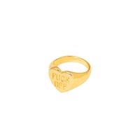 New Simple Fashion Letter Love Ring main image 6