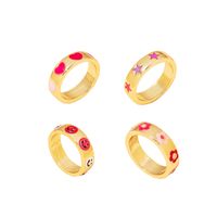 Korean Cute Smiley Ring main image 1