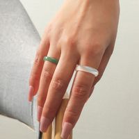 Simple Acrylic 2-piece Ring main image 1