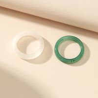 Simple Acrylic 2-piece Ring main image 4