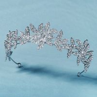 Fashion Crown Alloy Rhinestone Bridal Headband main image 4