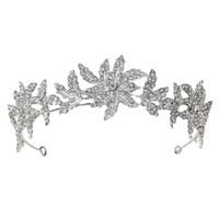 Fashion Crown Alloy Rhinestone Bridal Headband main image 6