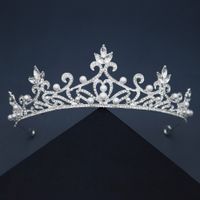 Corona De Perlas De Diamantes De Imitación De Aleación De Moda main image 1