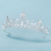 Corona De Perlas De Diamantes De Imitación De Aleación De Moda main image 5
