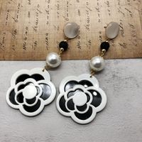 Fashion Flower Pearl Turquoise Earring main image 5