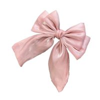 Fashion Long Streamer Mermaid Three-tier Big Bow Hairpin main image 3