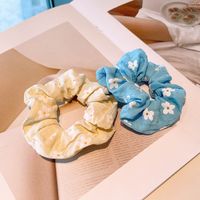 Korea Fashion Daisy Flowers Hair Scrunchies main image 4