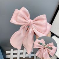 Fashion Long Streamer Mermaid Three-tier Big Bow Hairpin sku image 1