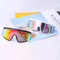 Fashion Colorful One-piece Geometric Anti-uv Goggles Wholesale main image 5