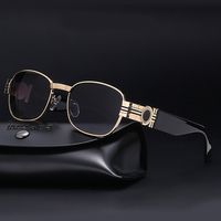 Fashion Anti-uv Small Frame Metal Sunglasses Wholesale main image 1