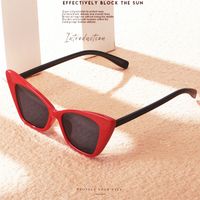 Fashion Small Frame Cat Eye Anti-uv Metal Sunglasses Wholesale main image 4