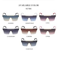 Neue Modische Korea Metall Rahmenlose Einteilige Sonnenbrille main image 4