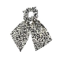 Retro Leopard Print Streamer Large Intestine Hair Scrunchies Wholesale main image 6