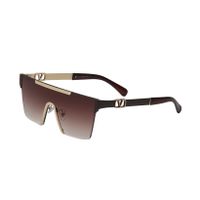 Neue Modische Korea Metall Rahmenlose Einteilige Sonnenbrille sku image 11