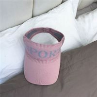 Fashion Empty-top Knitted Breathable Sunscreen Cap sku image 2