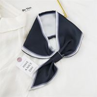 Nueva Bufanda De Seda De Impresión Cruzada De Estilo Coreano De Moda sku image 11