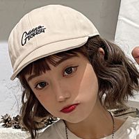 Fashion Simple Style Short Brim Embroidery Cap main image 4