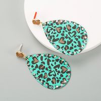 Bohemian Drop-shaped Pu Leather Rhinestones Earrings main image 8