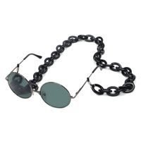 Retro Black Environmental Protection Acrylic Non-slip Glasses Chain Wholesale main image 3