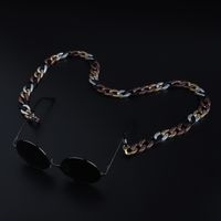 Retro Acrylic Contrast Color Matte Anti-skid Glasses Chain Wholesale main image 1